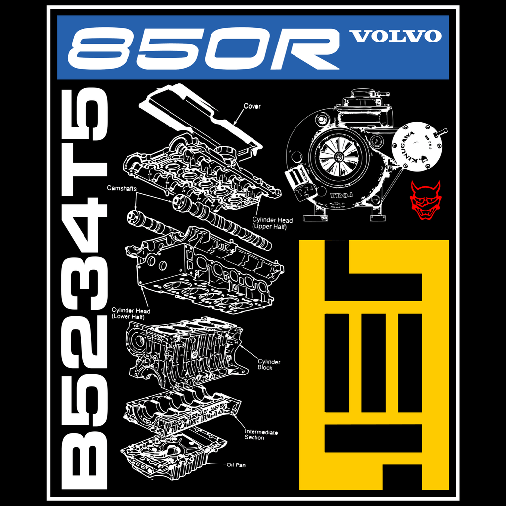 Volvo B5234 850 Shop Manual Hoodie