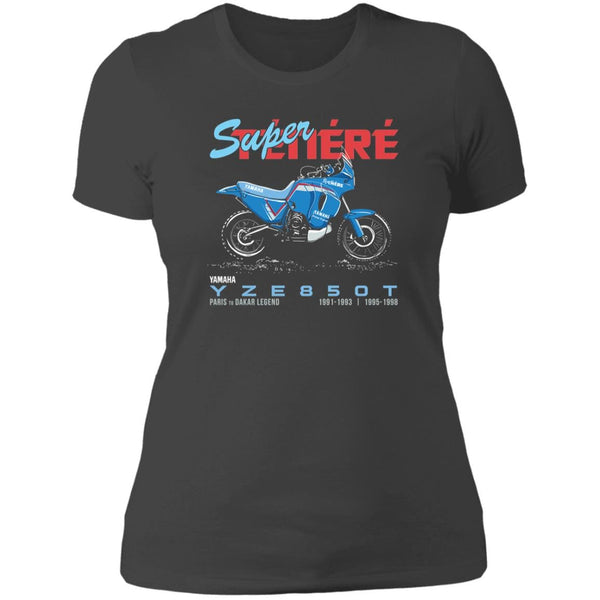 Yamaha Super Téneré, Women's, Vintage Rally Motorcycle, Hand-sketch design