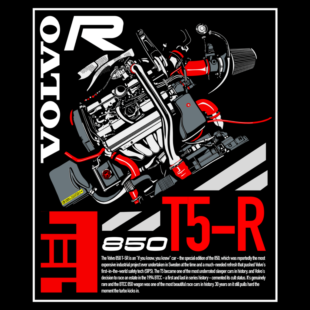 Volvo T5-R Engine Hoodie
