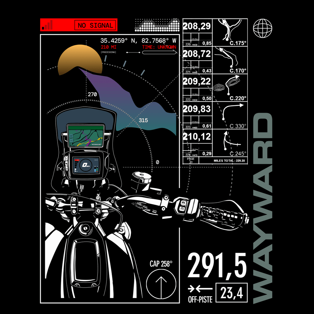 Wayward ADV Rally Roadbook Hoodie