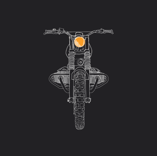 BMW Airhead Mug, Boxer engine, Front and Back designs of Motorcycle