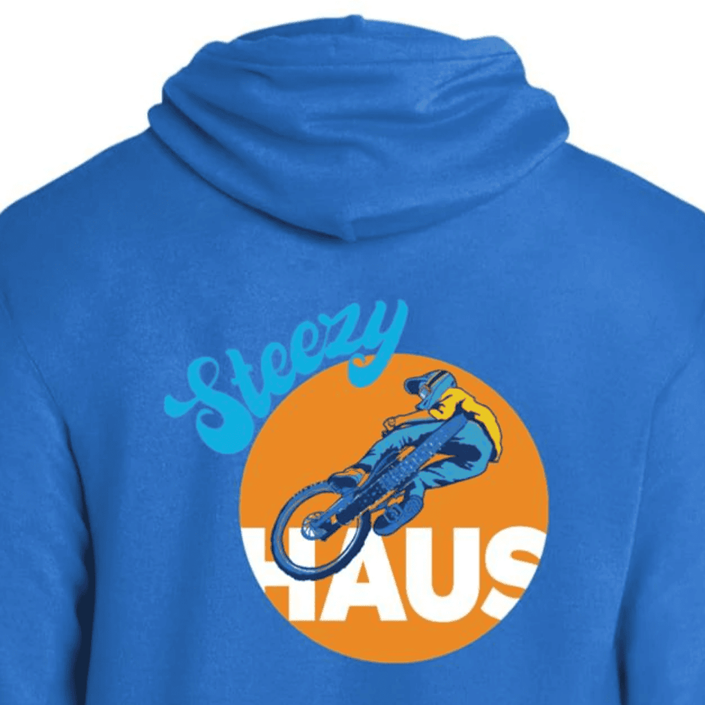 Mountain Bike, Hoodie, Scrub Jump, hand-drawn, MTB, soft cotton