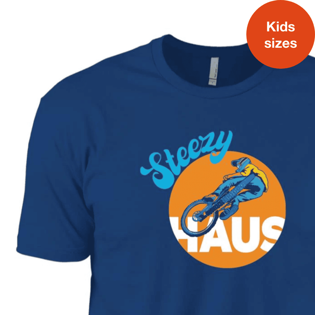 Mountain Bike, Kids T-shirt, Scrub Jump, hand-drawn, MTB, cotton