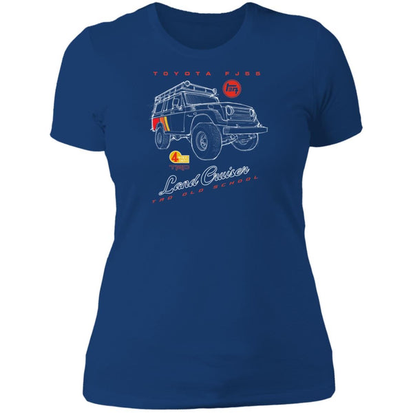 Land Cruiser FJ55, Women's T-Shirt, Vintage Off-road, 4WD Gear, TEQ