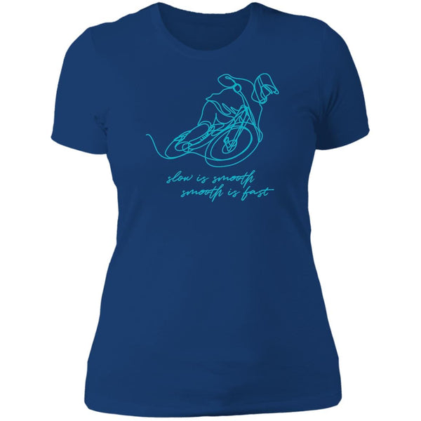 Mountain Bike, Women T-shirt, One-line art, downhill, MTB, Cotton