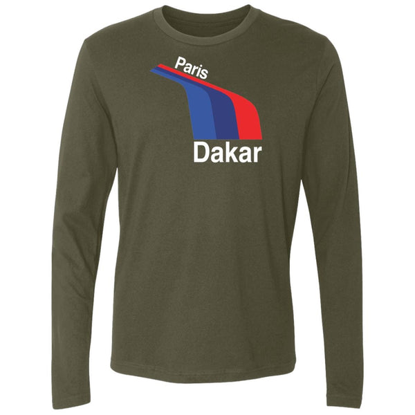 BMW, 1985 art, Long Sleeve, Paris to Dakar, Vintage R80GS, Motorcycle T-shirt