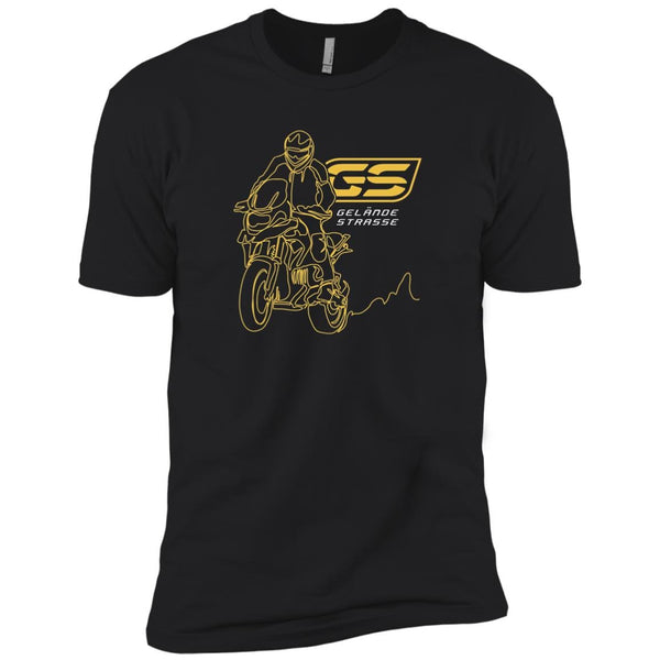 BMW Adventure Bike Rider, Kid's, One-line Art, Motorcycle T-shirt