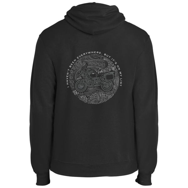 BMW Adventure World, Motorcycle, Hoodie, Hidden Picture, 2-Sided Print