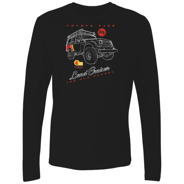 Land Cruiser FJ55, Long Sleeve T-Shirt, Vintage Adventure 4WD