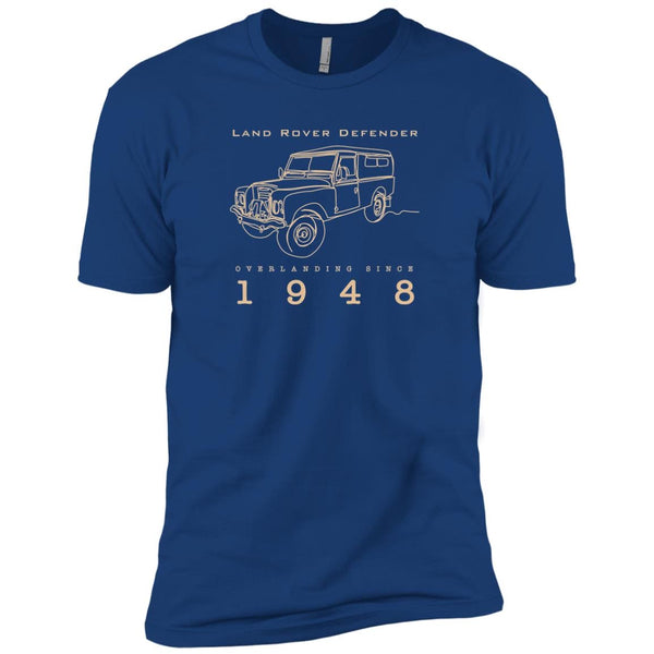Vintage Defender 3, Kids T-shirt, British Overland, One Line art