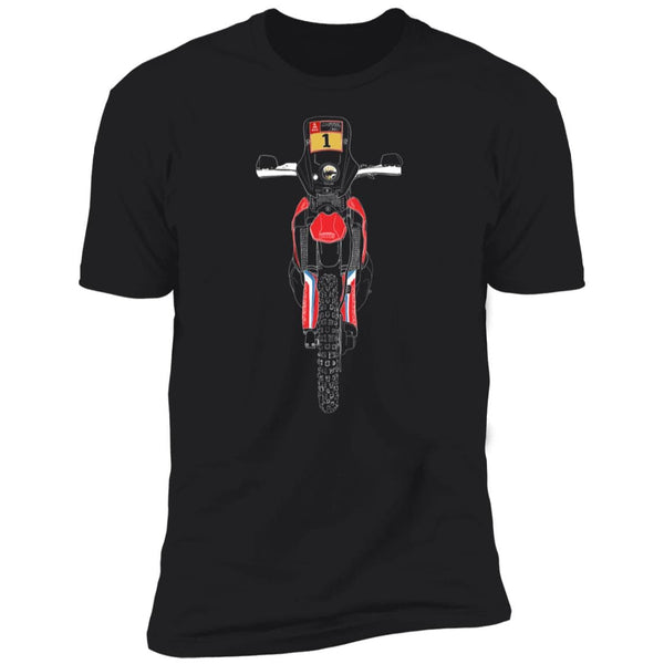 Honda CRF 450, Rally Motorcycle T-shirt, Adventure Bike, Hand-drawn
