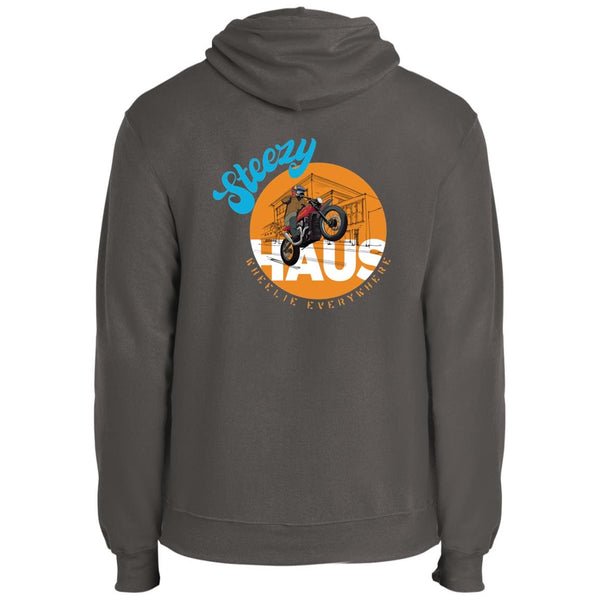 Indian Motorcycle, Hoodie, FTR, wheelie, Two-Sided Print, scrambler