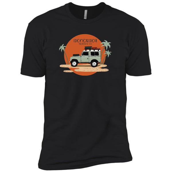 Vintage Defender, Kids T-shirt, Beach off-road travel, Family fun