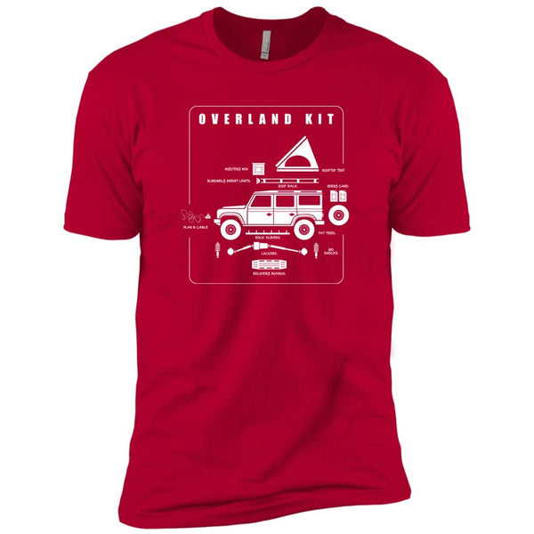 Overland Kit, Kids T-shirt, Off-road Camping, Gear, Icons, 4WD truck