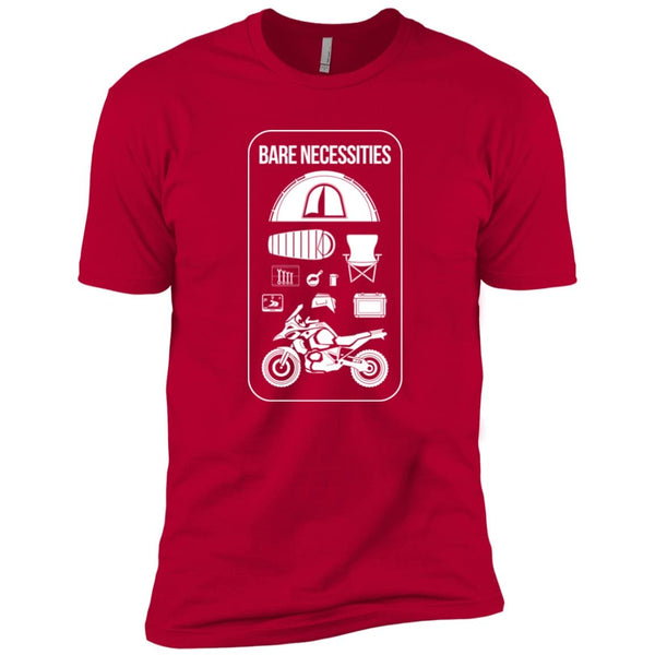 Bare Necessities, Kids T-shirt, Adventure Moto, Camping Gear, Icons