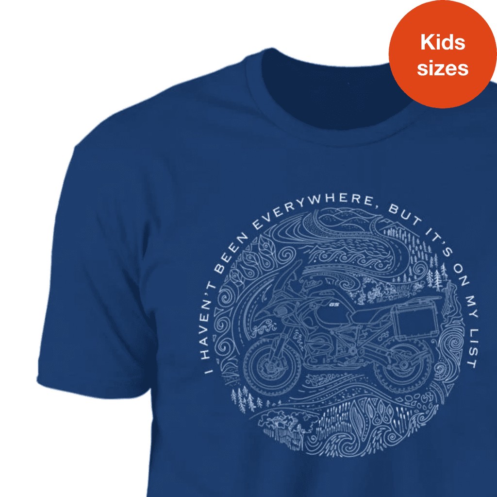 BMW Adventure World, Kid's, Hidden Picture, Motorcycle T-shirt