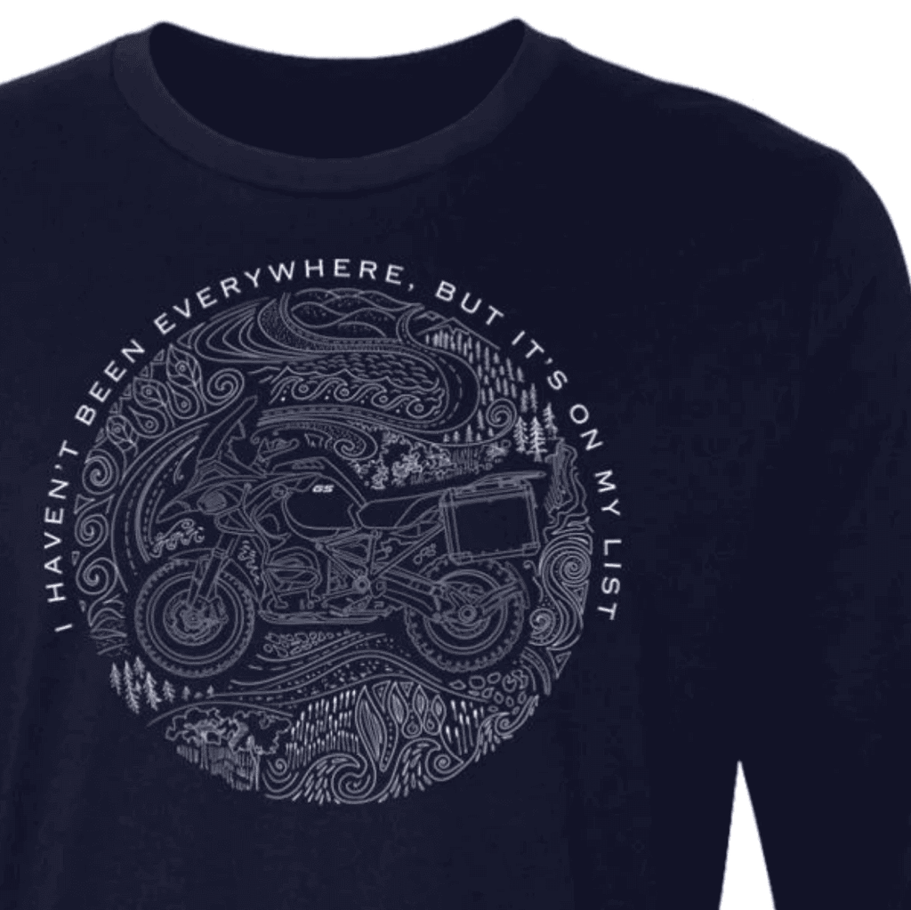 BMW Adventure World, Long Sleeve, Hidden Picture, Motorcycle T-shirt